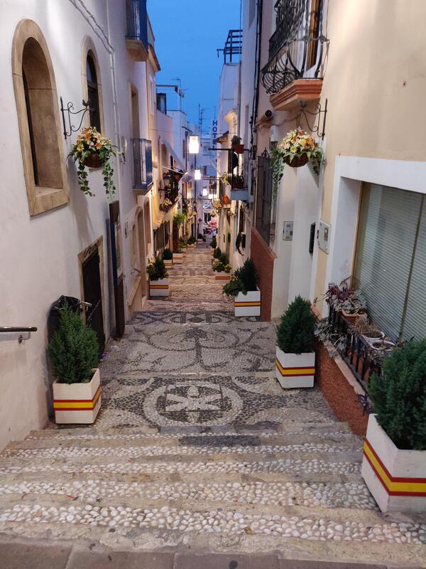 Street in Calpe old town